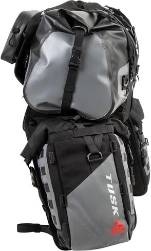 TUSK Highland x2 نظام الأمتعة راك مع متوسطة الجافة DUFFEL BAG درع حرارة قياسية لـ KTM 390 ADVENTURE 2020-2022 in Saudi Arabia