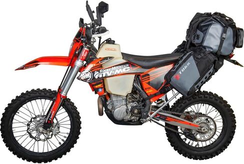 TUSK Highland x2 نظام الأمتعة راك مع متوسطة الجافة DUFFEL BAG درع حرارة قياسية لـ KTM 390 ADVENTURE 2020-2022 in Saudi Arabia