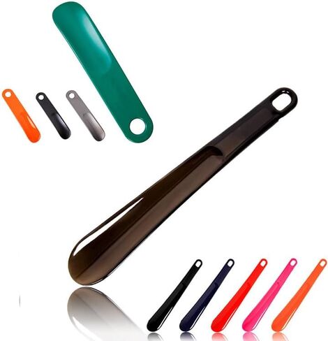 Shoe Horn,2 Pack Plastic Shoe Horns, 10.3 Inches - Shoe Horns for Men, Women,Seniors& Kids Portable for Travel Use in Saudi Arabia