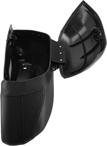 Hard Saddlebags with Heavy-Duty Mounting Kit Reinforced Water Resistant Fit Harley Softail Fat Boy Deluxe Touring Road King Universal For Yamaha For Honda Black in Saudi Arabia