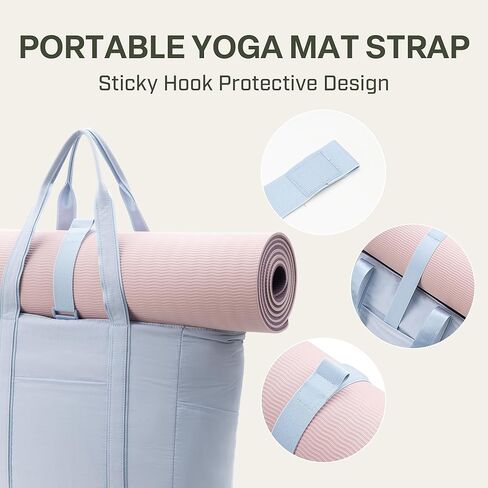 حقيبة حمل كبيرة من Everfun للنساء ، يتم حمل الصالة الرياضية مع مقصورة مبللة لليوغا اليومية ، حقيبة عمل الكمبيوتر المحمول ، السفر ، عطلة نهاية الأسبوع ، الشاطئ in Kuwait