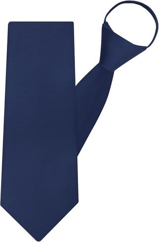 Upgrade Zipper Ties Easy On Zip Up, Mens Zip Ties Neckties 3.15" (8CM), Black Ties with Gift Box in Saudi Arabia