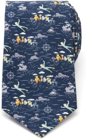 Cufflinks Inc. Peter Pan Flying Blue Men's Tie ، مرخص رسميًا in Saudi Arabia