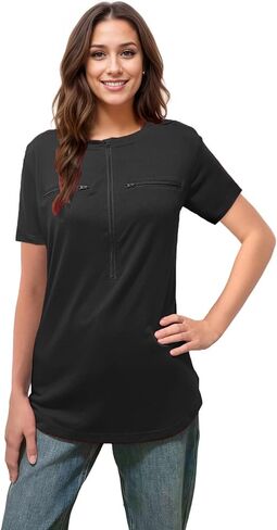 قمصان ميناء YouDiao الكيميائية للنساء بالانتعاش القصيرة بعد الجراحة مع 2 لقطات جانبية ثنائية السوست in Kuwait