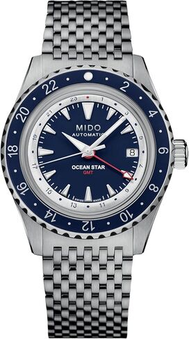 MIDO Ocean Star GMT - Swiss Automatic Watch for Men - Black Dial - Case 44mm - M0266291705100 in Kuwait