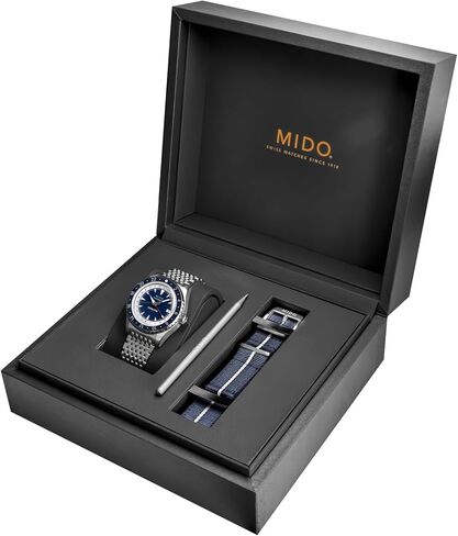 MIDO Ocean Star GMT - Swiss Automatic Watch for Men - Black Dial - Case 44mm - M0266291705100 in Kuwait