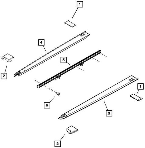 MOPAR 68375099AA CAP RAIL in Saudi Arabia