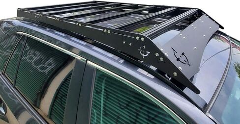 VANGUARD VGRR-2327BK Black Powdercoat Roof Rack | Compatible with 19-24 Chevrolet Silverado 1500 Crew Cab / 19-22 GMC Sierra 1500 Crew Cab in Saudi Arabia