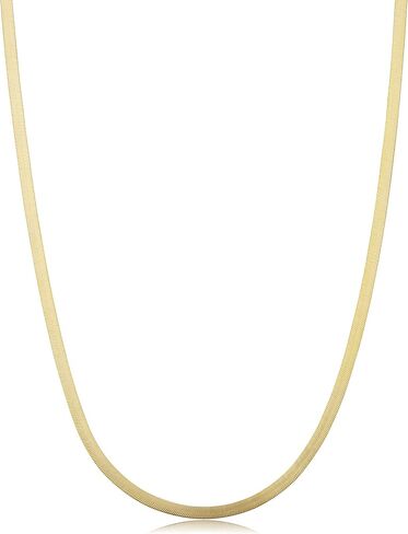 Kooljewelry 10K Gold Gold 2.2 مم قلادة سلسلة متعرجة (16 ، 18 ، 20 ، 22 ، 24 ، 30 أو 36 بوصة) in Saudi Arabia