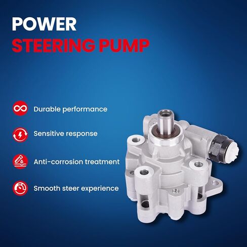 MOCA Power Steering Pump 96-4068 FITS 11-15 لجيب Grand Cherokee Overland و 11-15 ل Dodge Durango Citadel و 12-15 لجيب Grand Cherokee Limited 5.7L و 11-15 ل Dodge Durango R/T 5.7L in Saudi Arabia