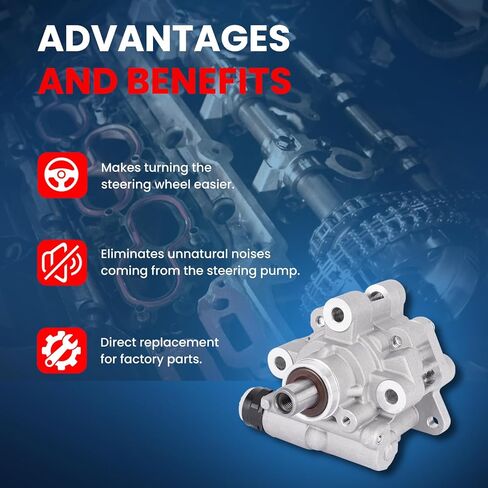 MOCA Power Steering Pump 96-4068 FITS 11-15 لجيب Grand Cherokee Overland و 11-15 ل Dodge Durango Citadel و 12-15 لجيب Grand Cherokee Limited 5.7L و 11-15 ل Dodge Durango R/T 5.7L in Saudi Arabia