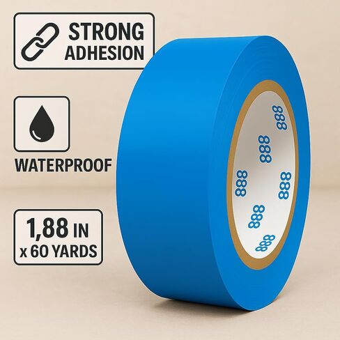 MG888 Multi-Purpose Duct Tape 1.88 Inches x 60 Yards, Crafts, Repairs & DIY Projects, 1 Roll (Hi Vis Green) in Saudi Arabia