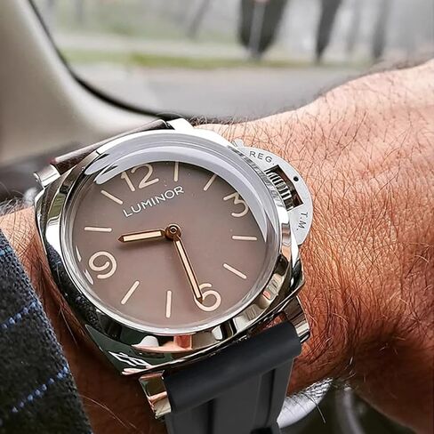 Zhuolei Rubber Watch Band for Panerai Watches مع مشبك ، 22 مم 24 مم 26 مم ناعمة بديلة رات in Kuwait