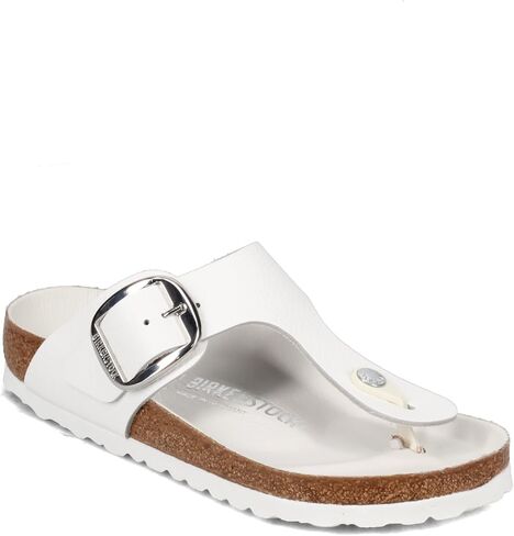 صندل Gizeh نسائي من Birkenstock بإبزيم كبير، أسود، 7-7.5 متوسط ​​أمريكي in Saudi Arabia