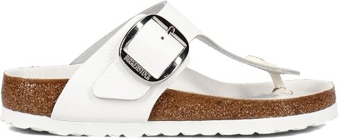 صندل Gizeh نسائي من Birkenstock بإبزيم كبير، أسود، 7-7.5 متوسط ​​أمريكي in Saudi Arabia