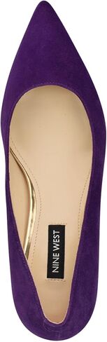 Nine West Women's Arlene Pump, Dark Purple Suede 502, 8 in Saudi Arabia