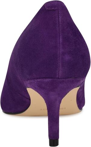 Nine West Women's Arlene Pump, Dark Purple Suede 502, 8 in Saudi Arabia