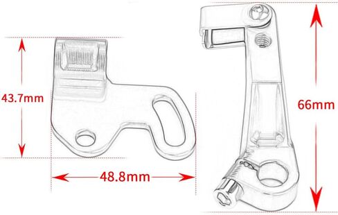 ذراع القابض في إصبع واحد متوافق مع K.TM 890 Adventure/R 2021 2022 2023 2024 | سحب ARM ARM KIT 890 ADV 890AVD 890ADVENTURE (Orange) in Kuwait