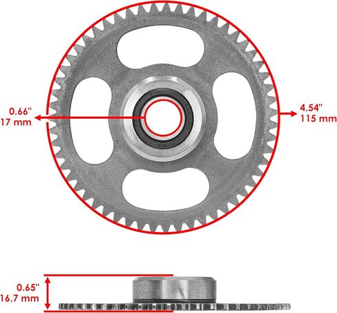 Caltric Starter Clutch and Idler Gear Sprag with Relay Compatible With Yamaha Breeze 125 YFA1 1989 1990-2004 in Saudi Arabia