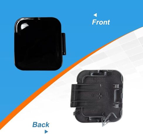 Car Front Bumper Tow Hook Cover Cap Towing Eye for Nissan Kicks 2018 2019 622A0-5RB0H Trailer Small Cover (Unpainted) in Saudi Arabia