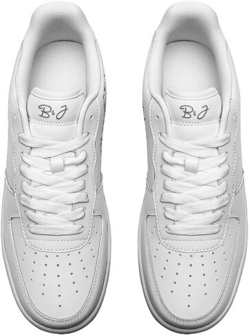 Bride and Groom Matching Sneakers for Wedding Day, Custom Bride Sneakers Groom Sneakers Matching for Wedding, Honey Moon Husband and Wife Personalized Bridal Shoes in Saudi Arabia