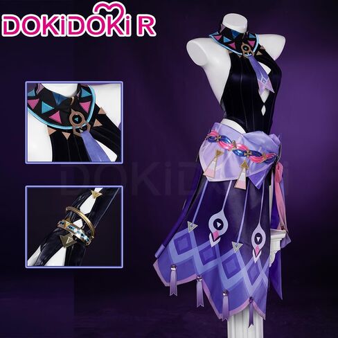 KIRA KIRA Genshin Citlali Cosplay Costume Doki-R Game Genshin Impact Natlan Citlali Cosplay Outfits Plus Size in Saudi Arabia