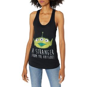 Disney Women's Pixar Toy Story Alien Believe Racerback Graphic Tank Top