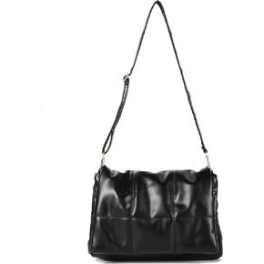 VODIU Puffer Tote Bag Quilted Shoulder Handbag Purse Designer Crossbody Bags For Women
