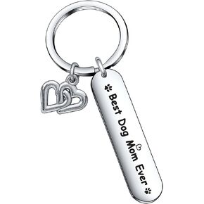 De&ai Dog Mama Keychain Pet Owner Rescue Gift Animal Lover Jewelry For Women Dog Jewelry