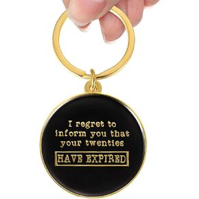 Servali 30th Birthday Gift - Gift for 30 Year Old Boy, Girl - 30th Birthday Keychain - 30th Birthday Gifts for Women Men - Happy 30th Bday Gag Gifts for Him Her