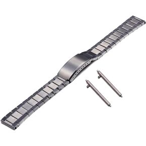 Semdu 20mm Watch Band,316L Brush Polish Stainless Steel Quick Release Large Size Vintage Style Bracelet Watch Band Strap Bracelet Fit For Seiko Casio Rado Omega Speedmaster Seamaster Universary Men Watch