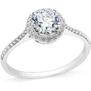 Jude Jewelers 2.0 Carat Stainless Steel Solitaire Engagement Ring Propose Wedding Anniversary Statement