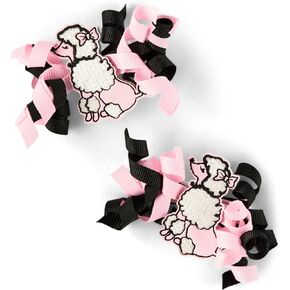 Gymboree girls Toddler Headbands and Hair Accessories,Poodles 2 Pack,One Size