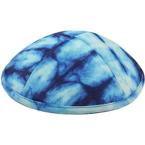 Zion Judaica Deluxe Tie Dye Kippah Bulk Packs Kippot or Single Kippahs Free Clips Included