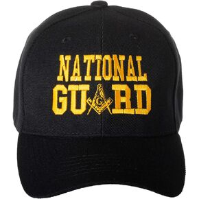United States Military Masonic Square and Compass Embroidered Baseball Cap