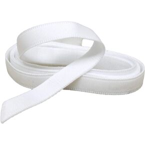 Porcelynne Thin Plush White Nylon Bra Wire Channeling Casing - DIY Bra Supplies - 5 Yards