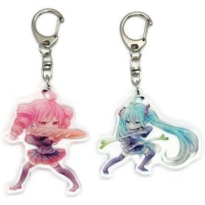 Inc. - Set of 2 Hatsune Miku Vocaloid Acrylic Keychain v7