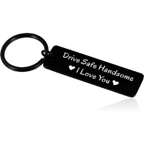 Gifts for Boyfriend Drive Safe Keychain for Him Valentines Day Gifts for Him Boyfriend Gifts Trucker Husband Gifts Anniversary Birthday Gifts for Boyfriend Husband Christmas Driver Gifts for Women Men