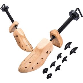 Ecom City Premium Professional 2-Way Shoe Stretcher for Women and Men Wooden Shoes Tree