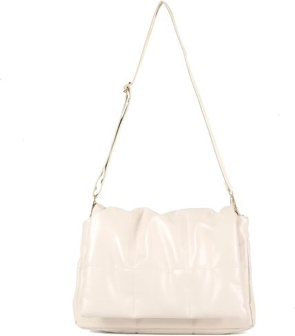 VODIU Puffer Tote Bag Quilted Shoulder Handbag Purse Designer Crossbody Bags For Women in Kuwait