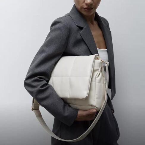 VODIU Puffer Tote Bag Quilted Shoulder Handbag Purse Designer Crossbody Bags For Women in Kuwait