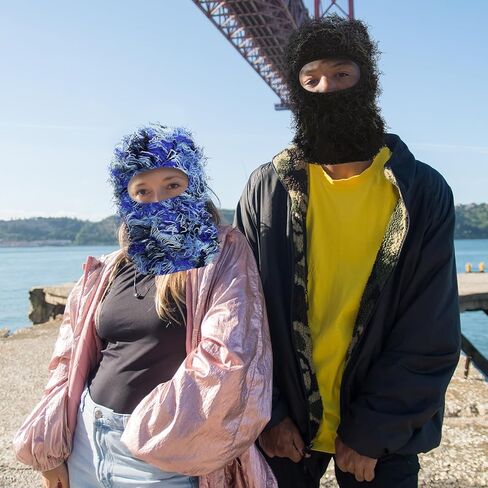 3 Pack Distressed Balaclava Ski Mask, Knitted Full Face Mask Windproof Shiesty Distress Mask Beanie Cap in Kuwait