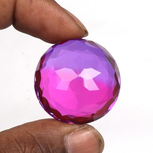 REAL-GEMS أميترين متعدد الألوان 98.00 قيراط على شكل دائري لصناعة المجوهرات in Saudi Arabia