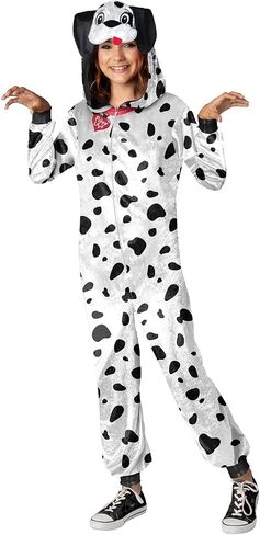 أزياء الهالوين للفتيات من Fun World Girls Party Animal Dalmatian Tween in Saudi Arabia