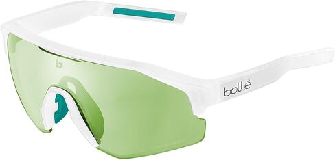 Bolle Lightshifter Sunglasses BS020003 - White Matte/Phantom Clear Green Photochromic Lens in Saudi Arabia