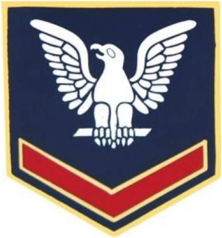 دبوس شارة رتبة الكم من الدرجة الثالثة لضابط البحرية HMC من الدرجة الثالثة (PO3/E-4) - 14396 (7/8 بوصة) in Saudi Arabia