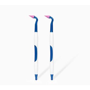 Gum Stimulator Rubber Tip Stimulator, Gum Massager and Interdental Tool – Pack of 2 Gum Stimulators with Ergonomic Handle, Latex-Free