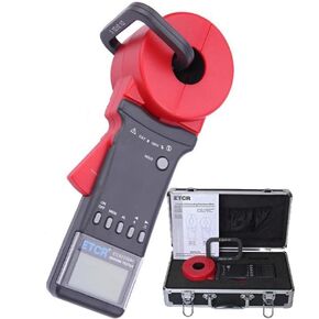 ETCR2100A+ Ground Earth Resistance Clamp Tester 0.01Ω-200Ω Earthing Loop Resistant Clamp Meter with LCD Display for Electric Power Telecommunications Oil Field