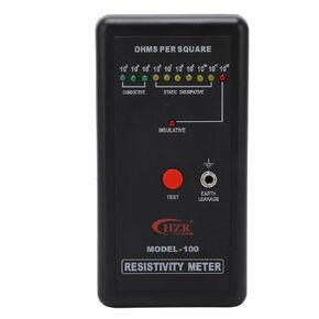 Surface Resistance Tester High Accuracy Static Electricity Tester Meter Measuring Instrument for Materials