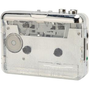 Cassette Player, Cassette Tape to MP3 Player Converter Tapes to Digital Format via USB with 3.5mm Jack Headphone Compatible with OS X Laptops PC Phone